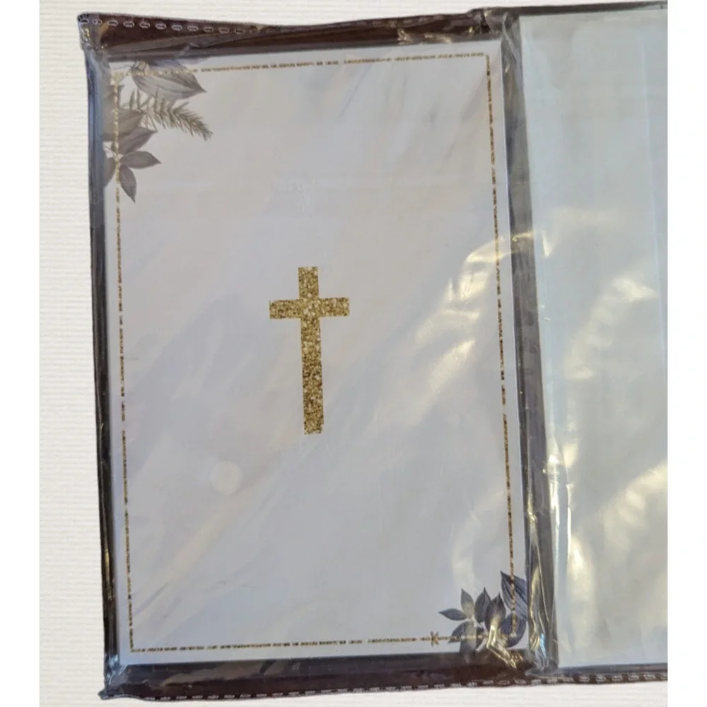 Baptism Invitation Cards with Envelopes 2 Boho Designs Set of 2 Packs 50 Total